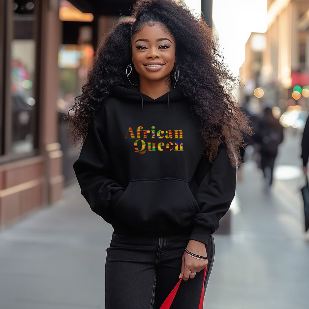 African Queen Golden Dawn Pullover Hoodie