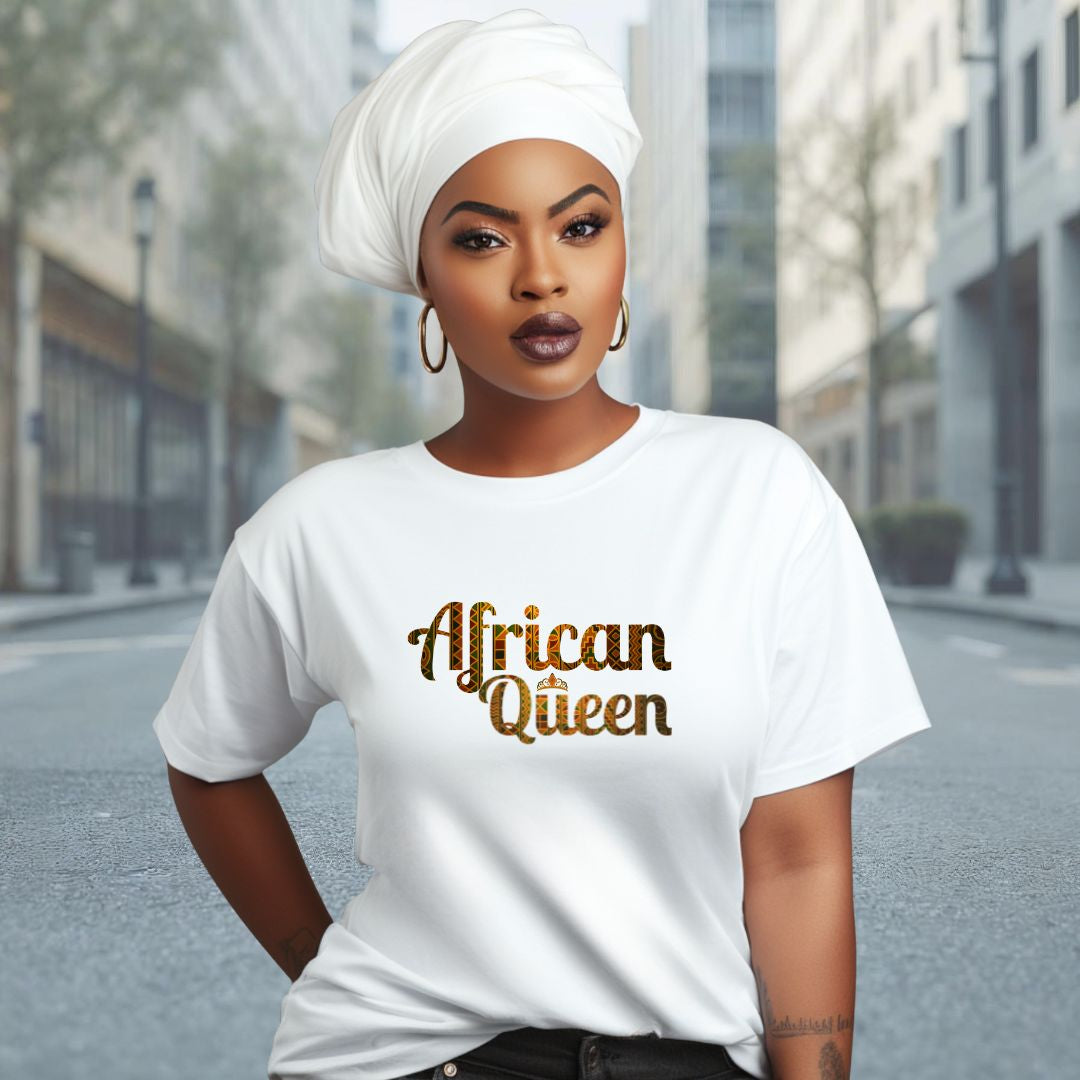 African Queen Royal Roots Crewneck Tee