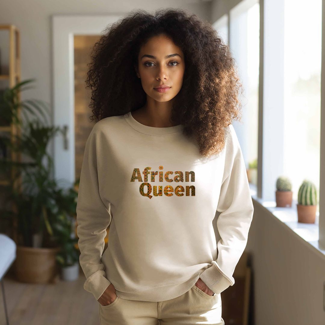 African Queen Bold Spirit Crewneck Sweatshirt